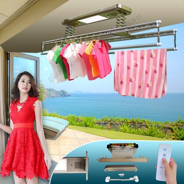 Giàn Phơi Điện Tử Hòa Phát Model 2022