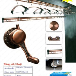 Giàn Phơi Hòa Phát HP-H007(Model 2022)