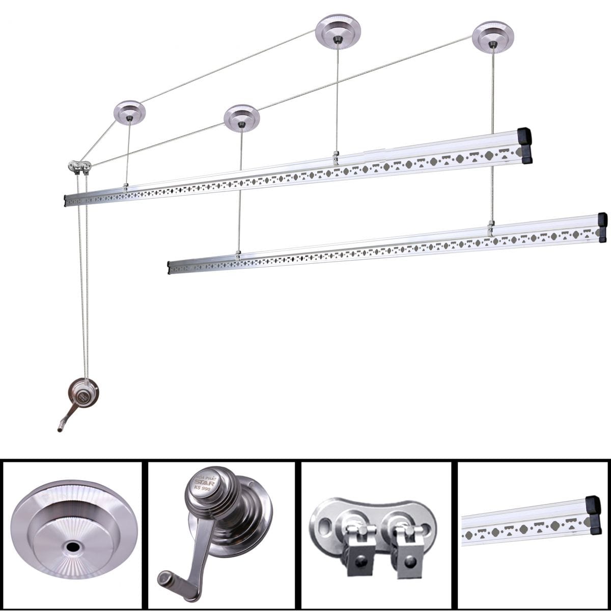 Giàn Phơi Thông Minh KS-990 Model - 2022