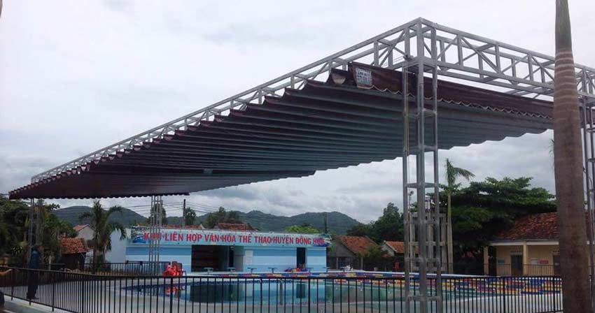 bạt xếp lớp lượn sóng