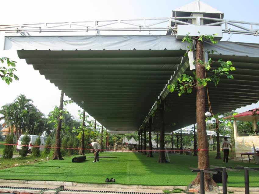 bạt xếp lớp lượn sóng